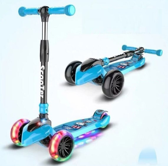 Xe trượt scooter Babyfast , bánh an toàn cho trẻ - chịu lực 90kg phù hợp cho cả bé trai và gái, bánh xe phát sáng vĩnh cửu, rèn luyện vận động, tăng chiều cao cho bé - Hàng Nhập Khẩu, Bánh ABS Chống Mòn