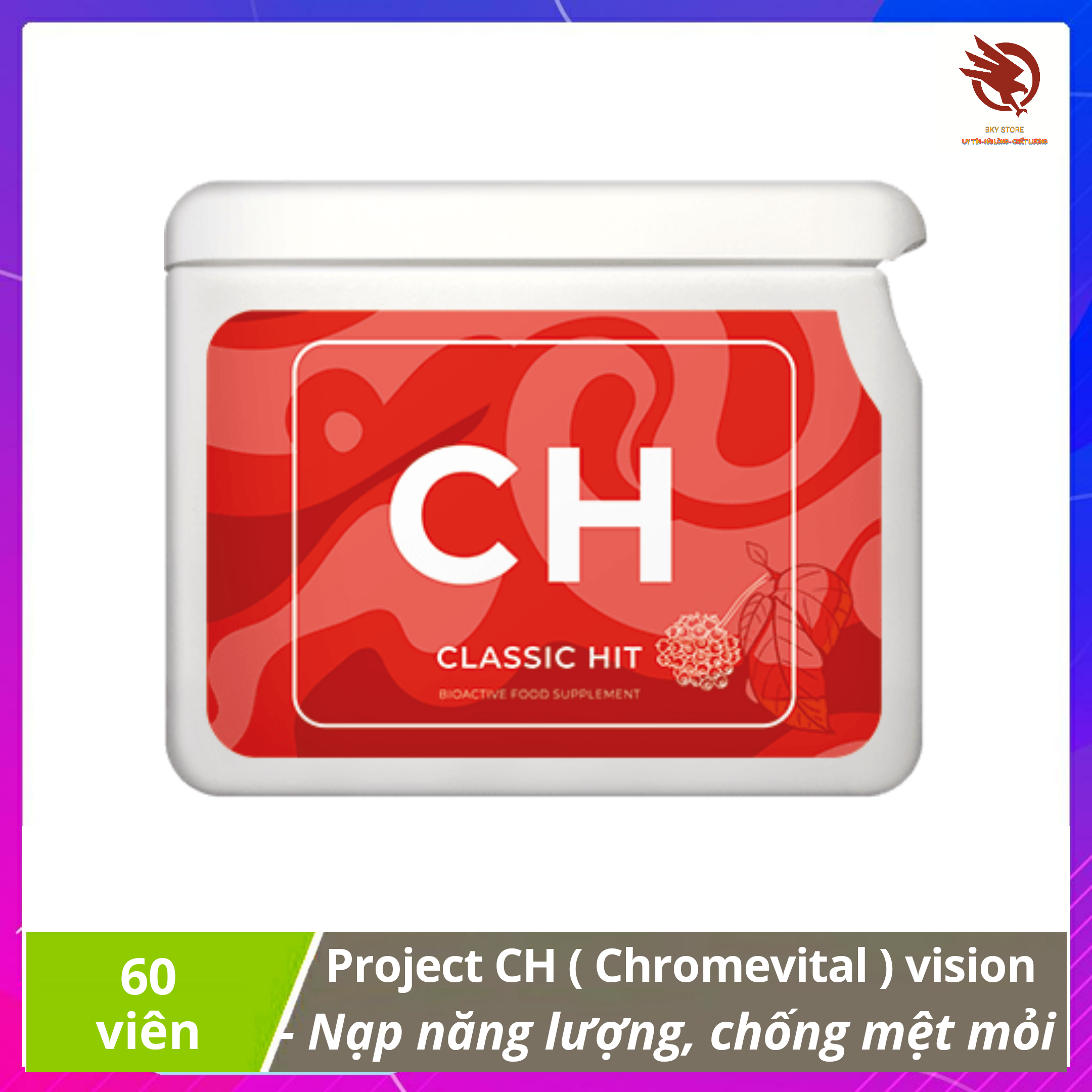 [HCM][ xả kho ] - Thực phẩm Project CH (Chromevital) của vision - Cung cấp năng lượng giảm mệt mỏi cho cơ thể