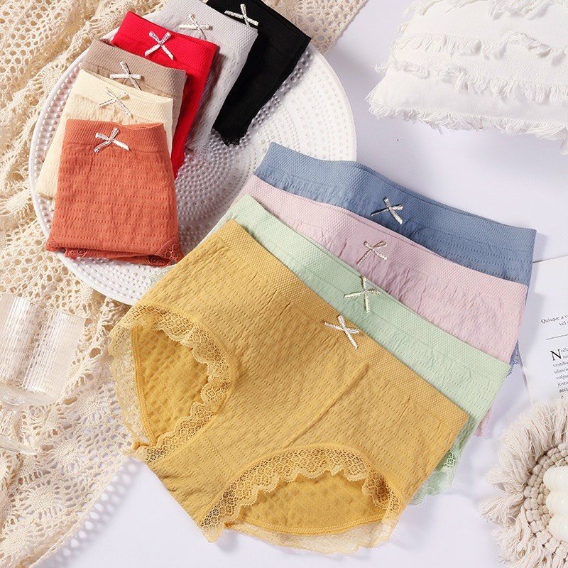 Combo 10 quần lót nữ cotton ❣️ freeship ❣️ quần lót nữ cao cấp 10-353