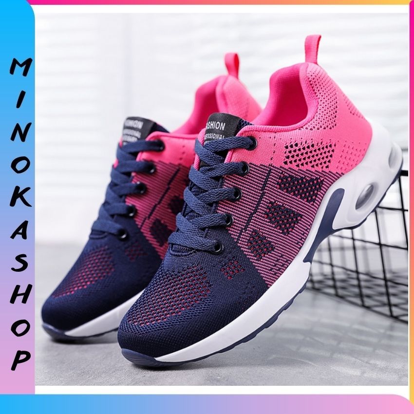 Giày thể thao nữ siêu nhẹ êm chân thoáng khí đi làm ,đi chơi,chạy bộ ,tập gym  MINOKA SHOP