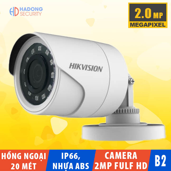 Camera Hikvision DS-2CE16B2-IPF 2MP 4 chế độ Hồng ngoại 20m