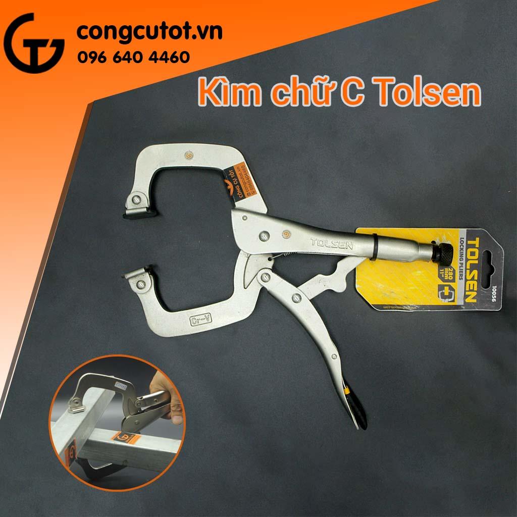 Kìm bấm chữ c 11 tolsen 10056