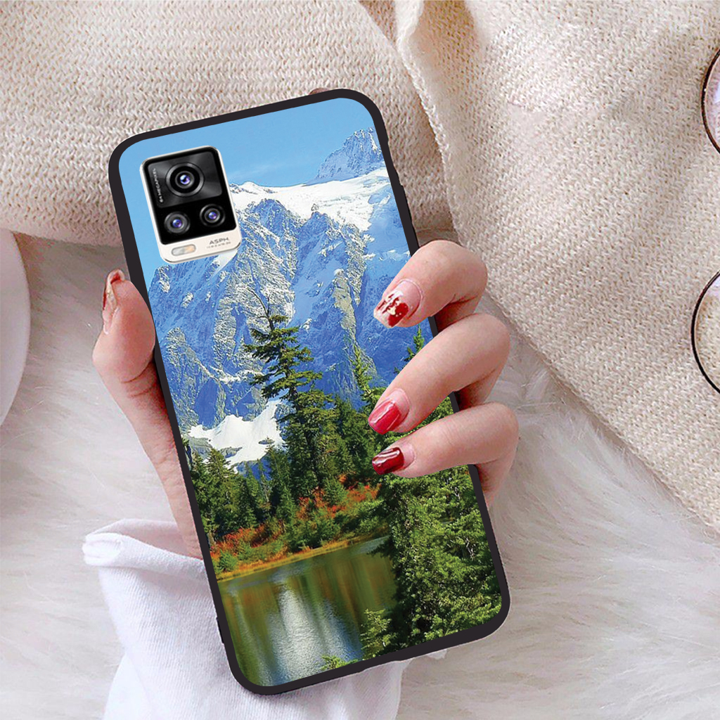 Ốp lưng iCase dành cho Vivo V20 2021 viền dẻo TPU BST Thiên Nhiên Hùng Vĩ