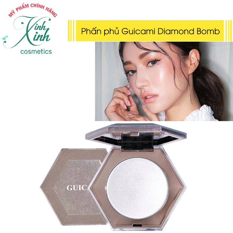 Phấn Bắt Sáng Guicami hộp lục giác cá tính Guicami Diamond CHÍNH HÃNG