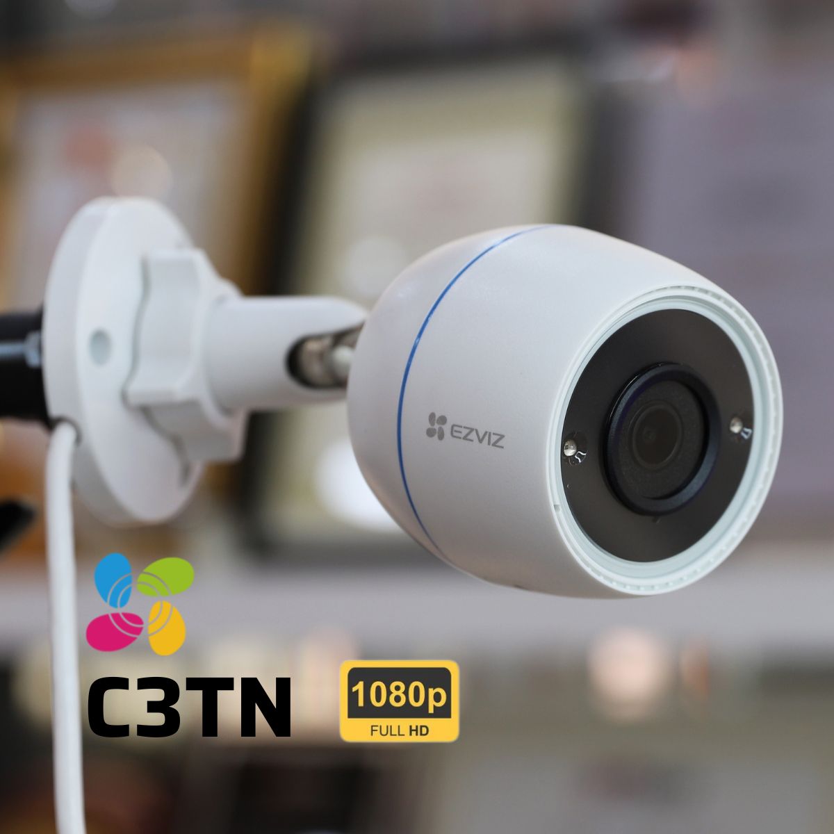 Camera không dây wifi Ezviz C3TN 1080P Color Night Vision, Míc thu âm thanh