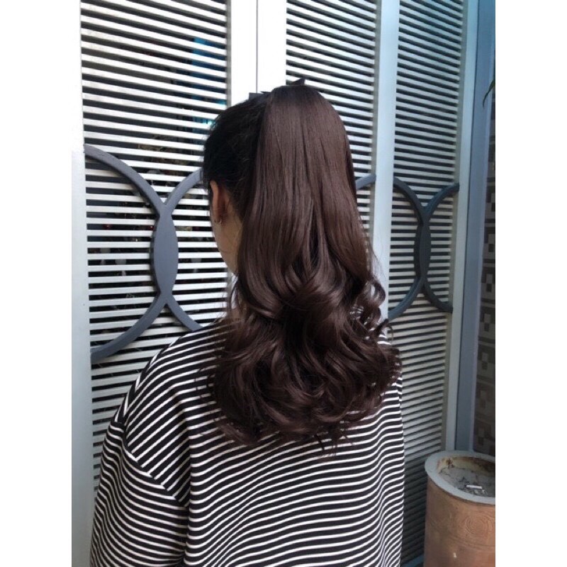 Tóc cột giả💖Tóc buộc xoăn đuôi 40cm kèm ảnh thật