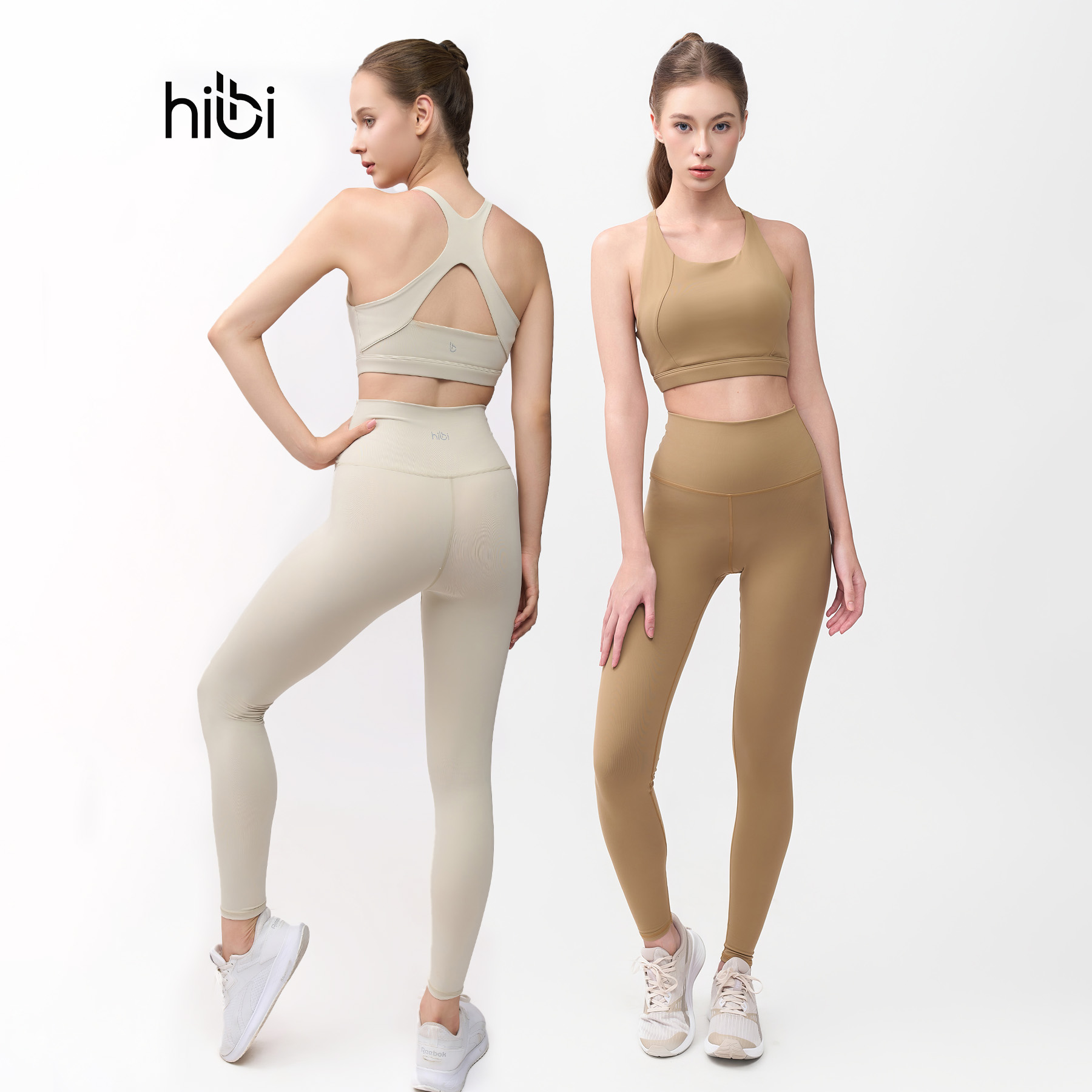 Set đồ tập Yoga Luxury Hibi Sports H138 - Áo Bra khoét lưng tam giác - Kèm mút ngực