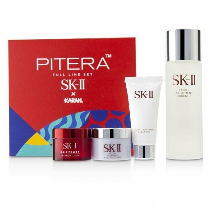 Bộ sản phẩm chăm sóc da sk-ii x karan pitera full set 4 món - nhật bản