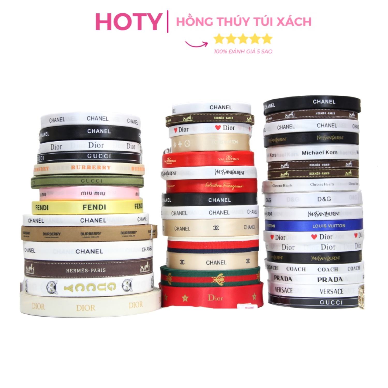 Ruy băng các hãng, ruy ban buộc tóc