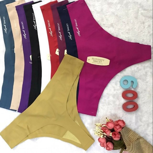 Set 5 Quần Lót Đúc Su Trơn Lọt Khe 009 Hàng Cao Cấp 120n99