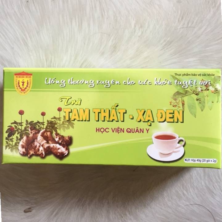 Trà tam thất xạ đen hvqy phòng chống ung thư hộp 20 gói