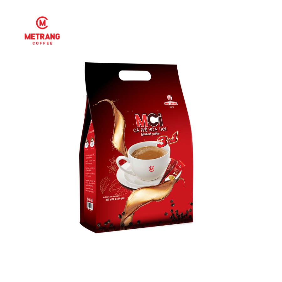 Cà Phê Hòa tan sữa 3in1 (MCi) - Mê Trang - Túi 50 gói