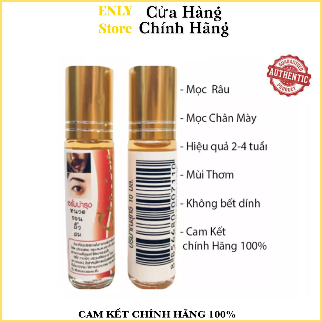 Serum Mọc Chân Mày Mọc Râu Genive Thái Lan Chính Hãng Hiệu quả sau 2-4 Tuần