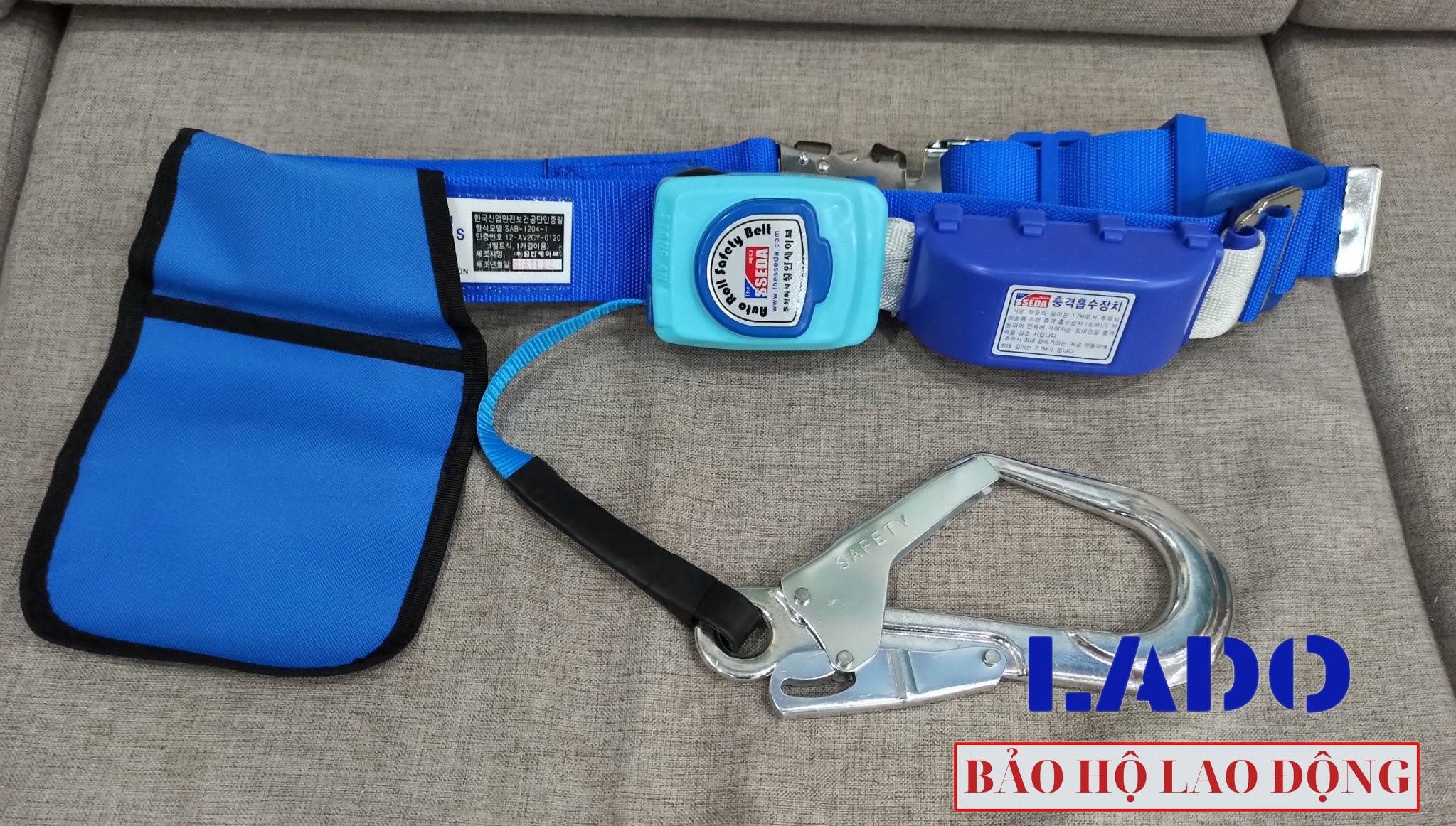 Dây an toàn đai bụng SSEDA tự rút - hình thật