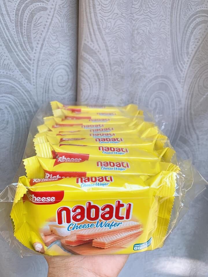 SÉT 20 CHIẾC BÁNH KEM XỐP VỊ PHÔ MAI NABATI HÀNG CHUẨN ĂN LÀ NGHIỀN