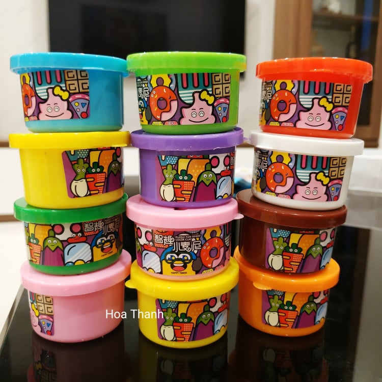Đất nặn từ bột mì an toàn cho bé, khuôn chữ cái, khuôn số, khuôn hình
