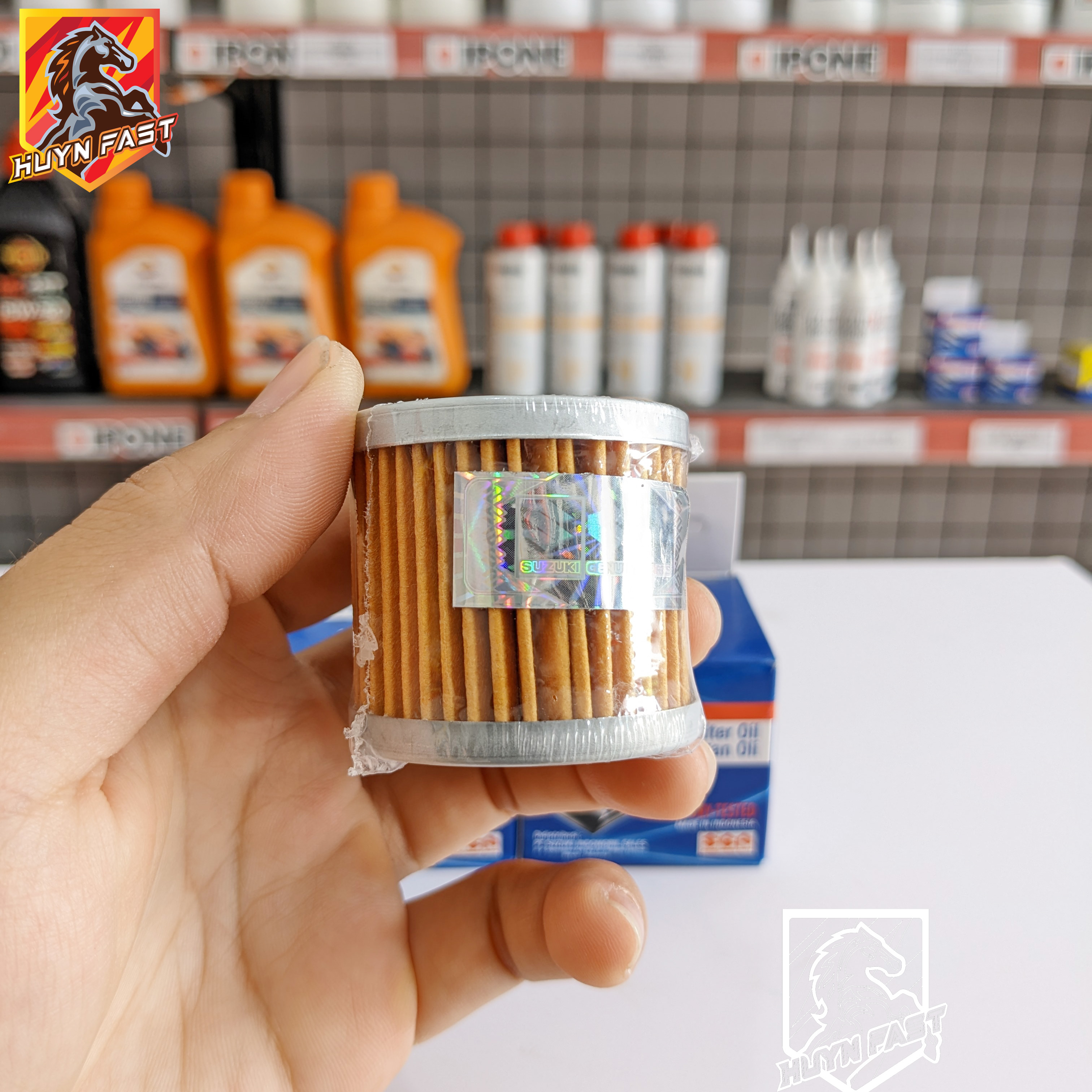 Lọc Nhớt Suzuki Chính Hãng Made in Indonesia Cho Raider/Satria F150