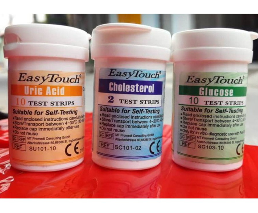 Que thử acid uric cho máy đo rossmax easy touch gcu et322 - hộp 10 que