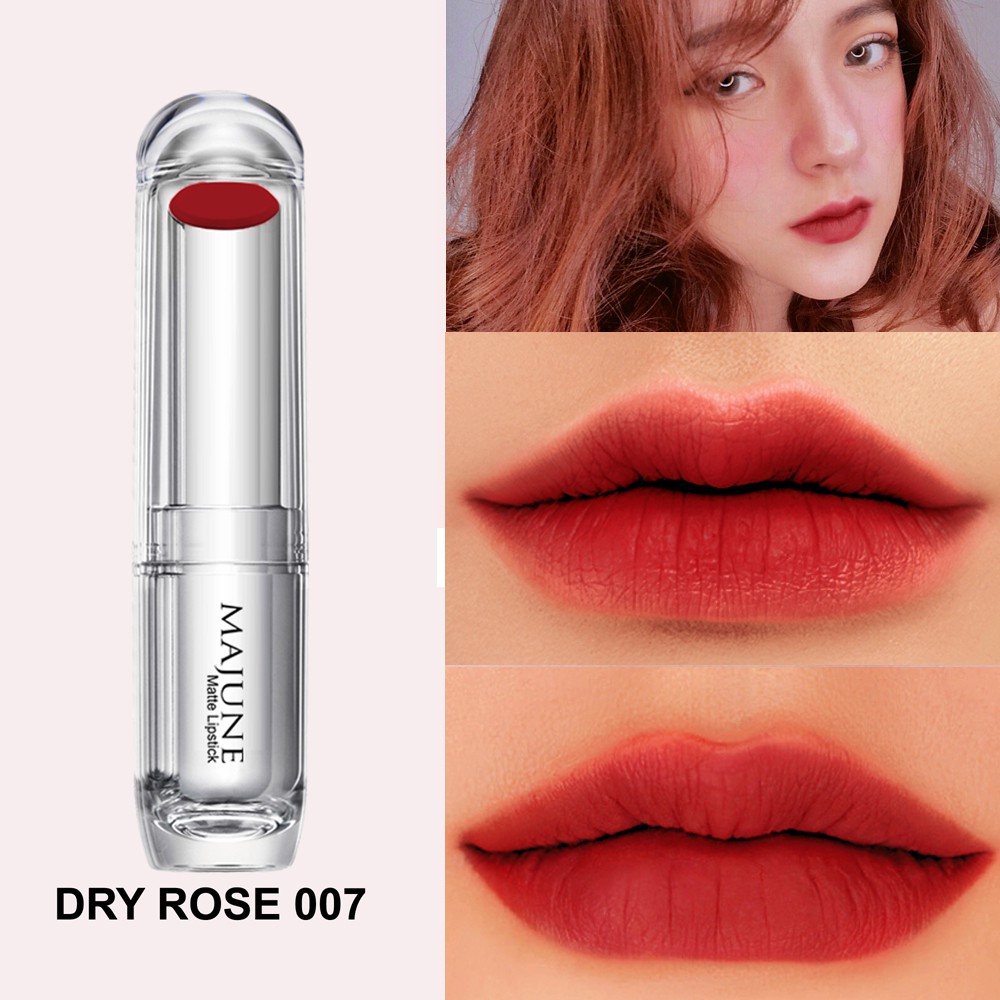 Son lì thiên nhiên mịn môi majune 3.5g dry rose 007