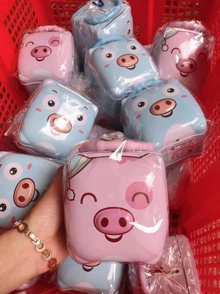 Két sắt tiết kiệm mini hình con heo