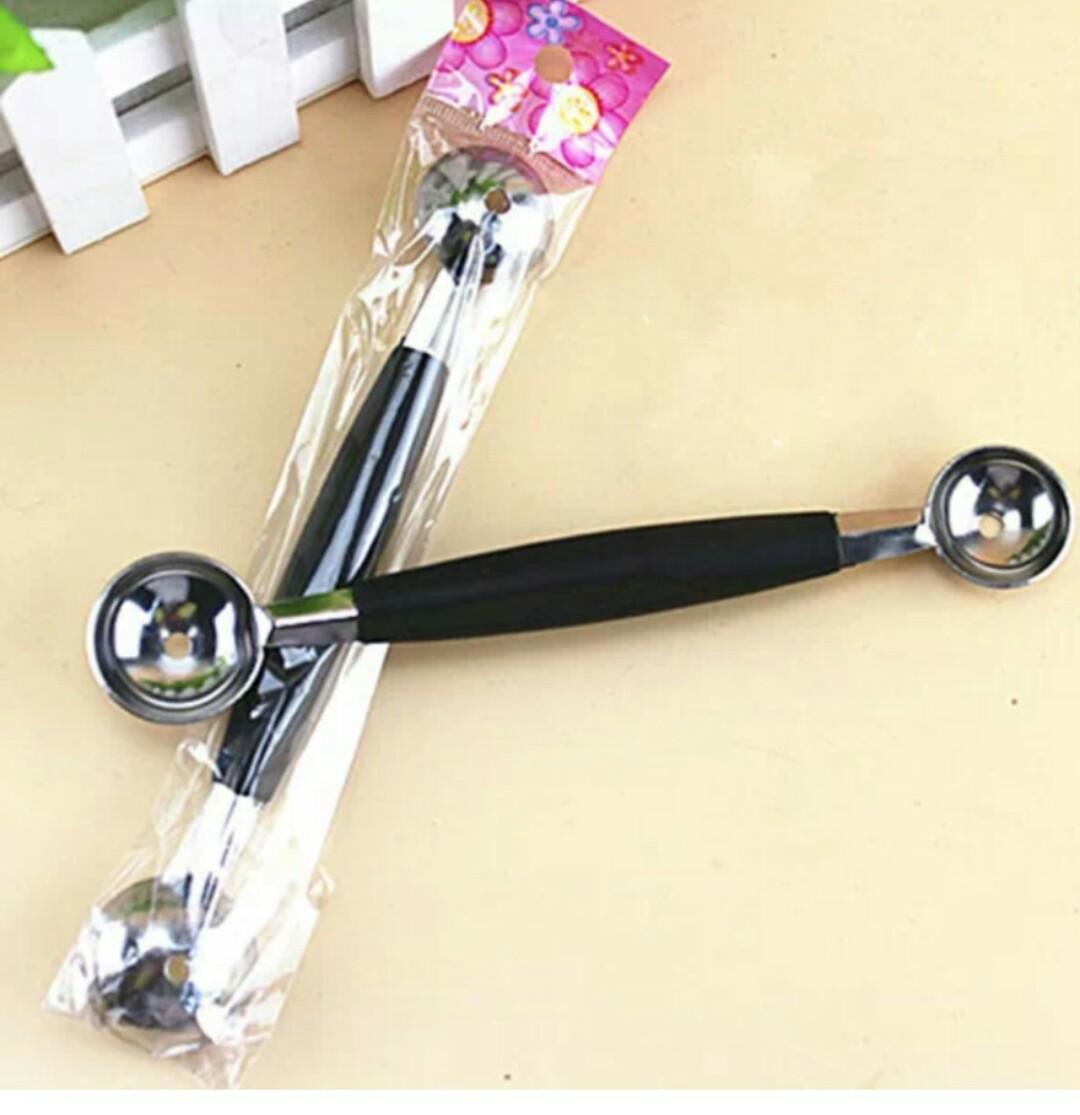 Muỗng múc hoa quả 2 đầu tròn