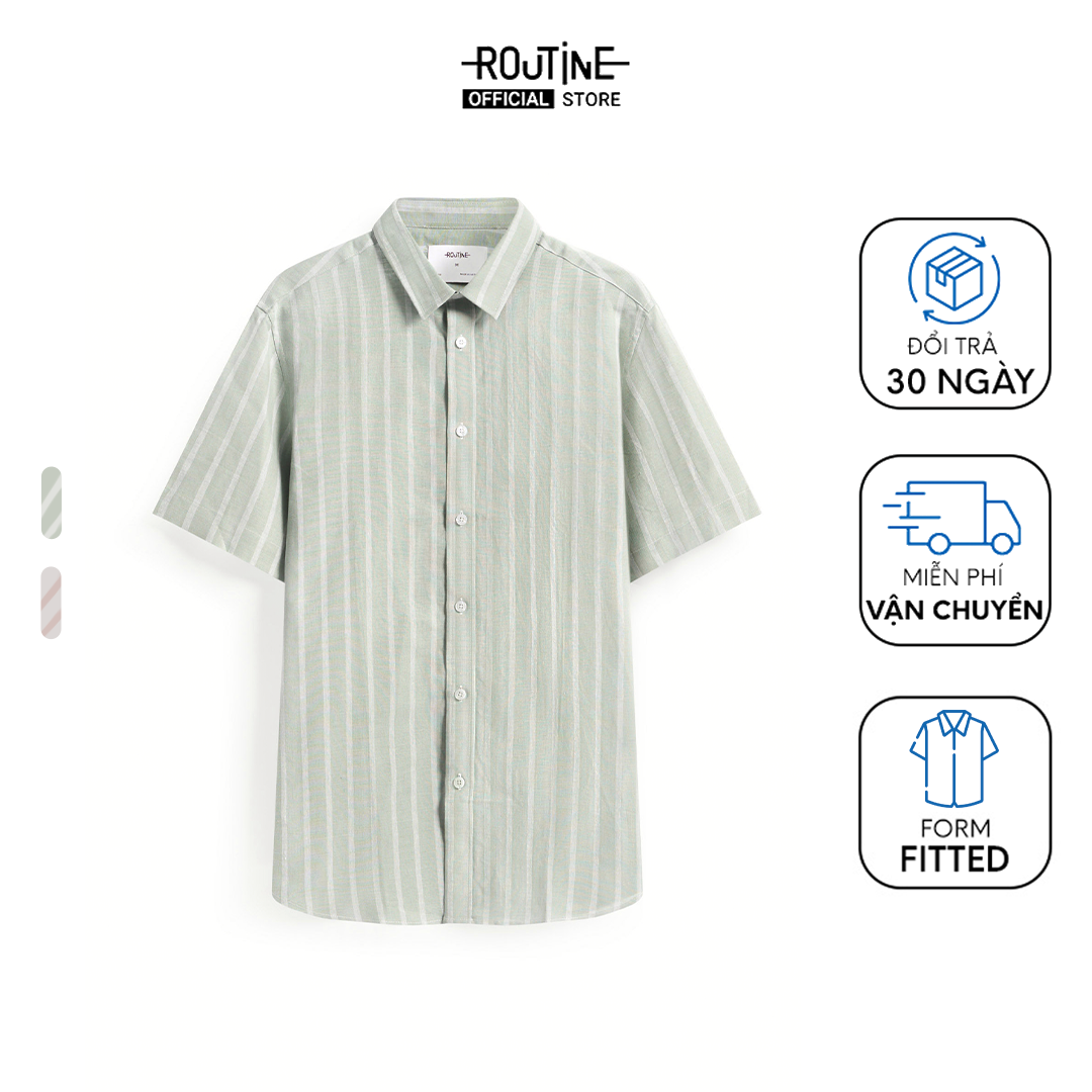 Áo sơ mi tay ngắn. Fitted - Routine 10F24SHS018