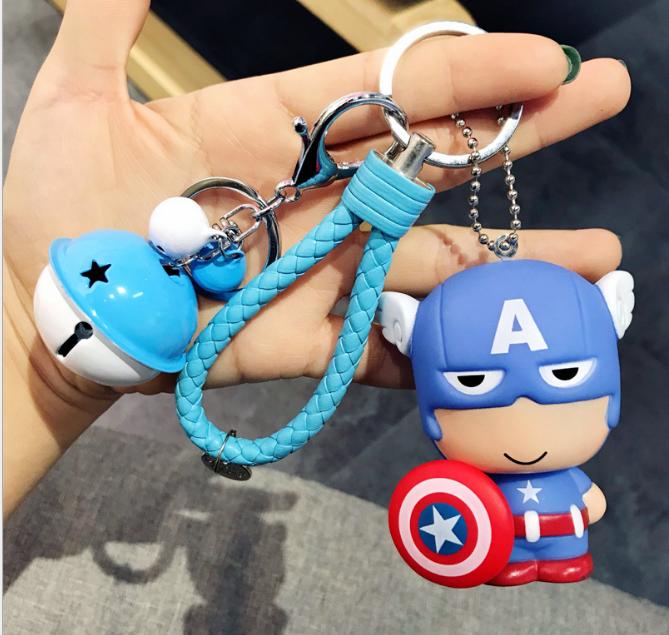 Móc khóa móc khóa hoạt hình móc khóa dễ thương móc khóa cute móc khóa giỏ xách móc khóa Spider man móc khóa captian American móc khóa siêu anh hùng