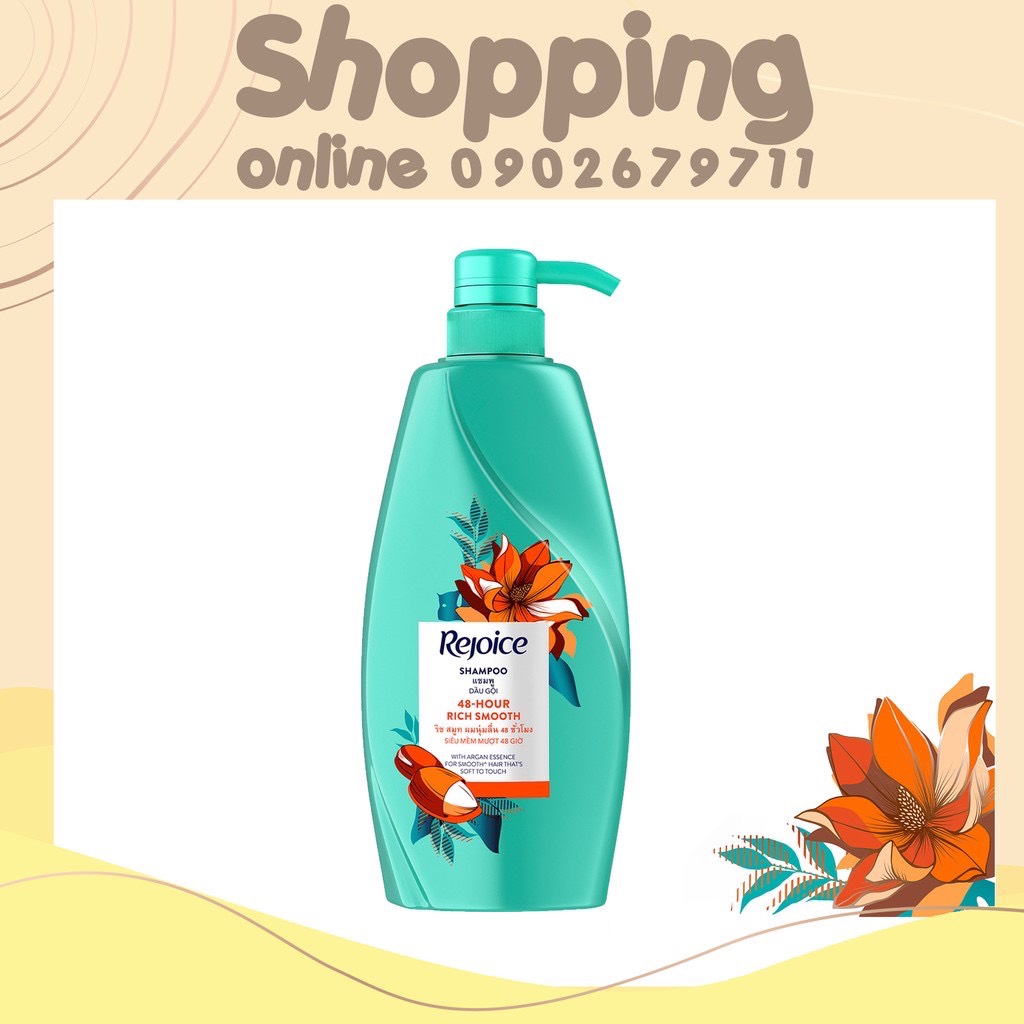 Dầu Gội Rejoice Thái 600ml Cam Mềm Mượt