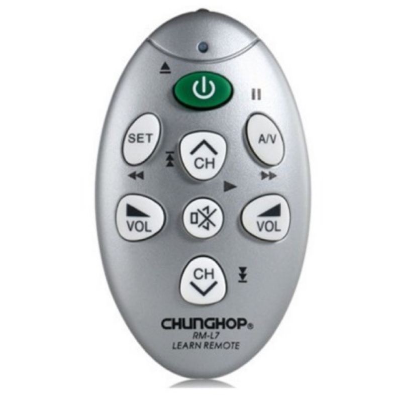 Điều khiển học lệnh 7 phím đa năng IR(hồng ngoại) CHUNGHOP RM-L7 cho TV, CD, Quạt, dàn âm thanh,...
