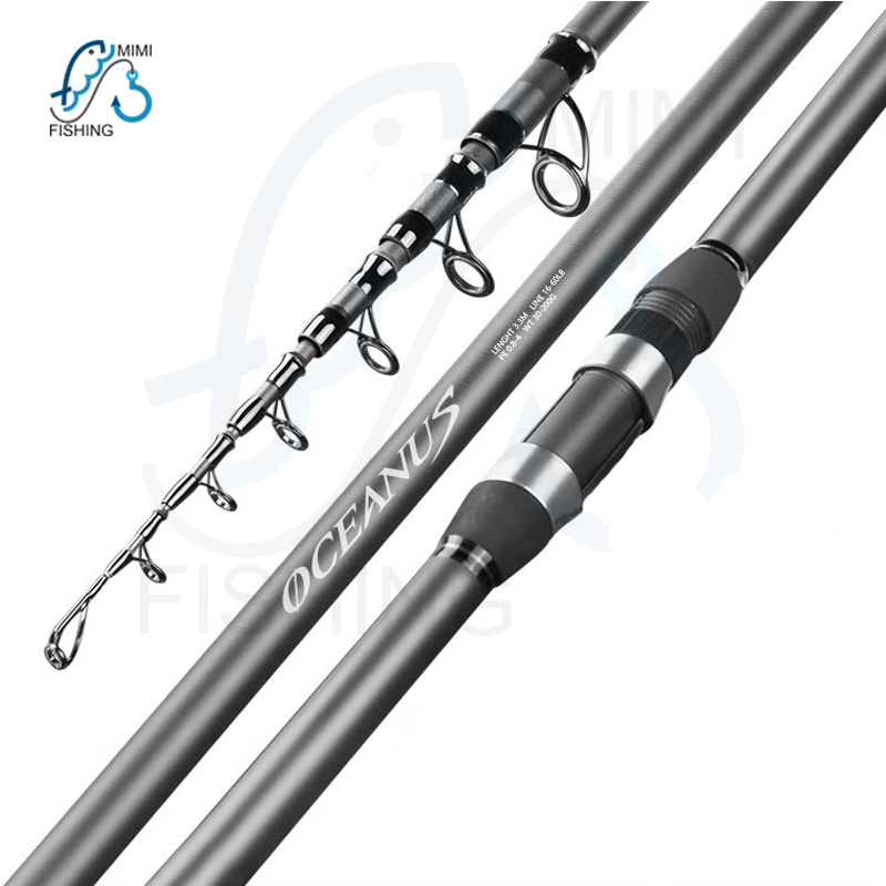 Cần câu rút Carbon chất lượng cao, siêu bền Oceanus 3m,3m6,4m2,4m5,5m4 (chỉ cần câu, không bao gồm máy câu)