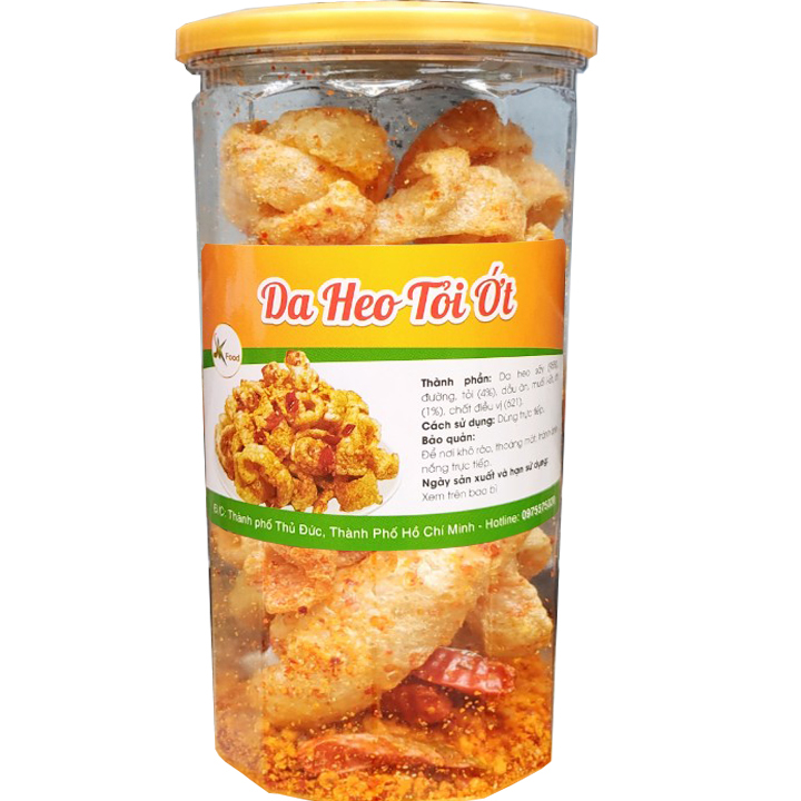 [TÙY CHỌN]DA HEO CHÁY TỎI ỚT GIÒN THƠM ĂN SIÊU GHIỀN SK FOOD