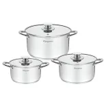 Bộ nồi inox cao cấp 5 lớp dày 0.4mm Kangaroo KGIP3B3E size 16-20-24cm