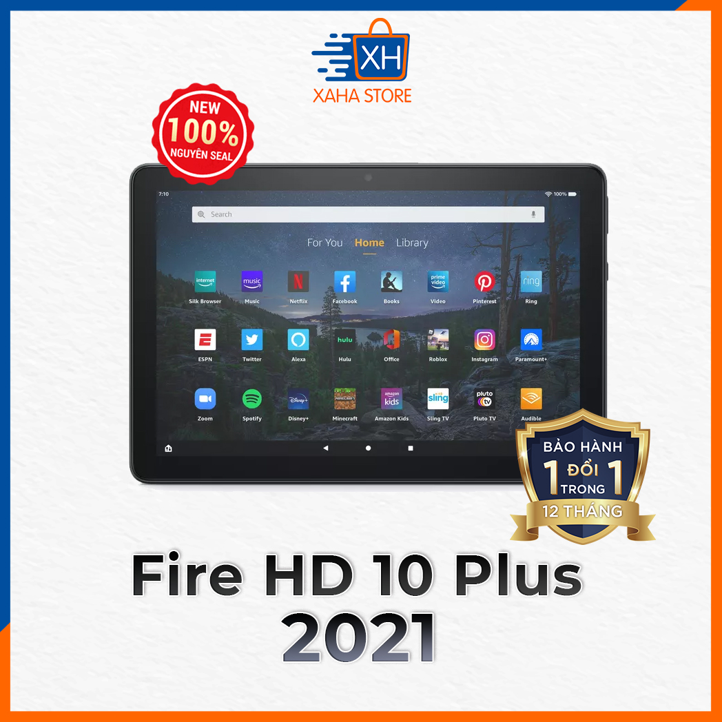 Máy tính bảng fire hd 10 plus ram 4gb 2021 màu slate