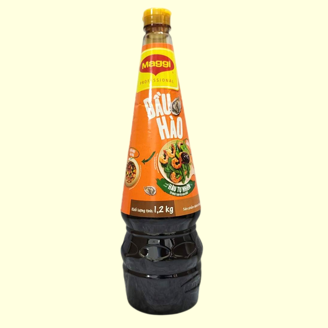 MAGGI + CHAI LỚN 1.2 Kg + DẦU HÀO (chiết xuất hàu tự nhiên) Oyster Sauce