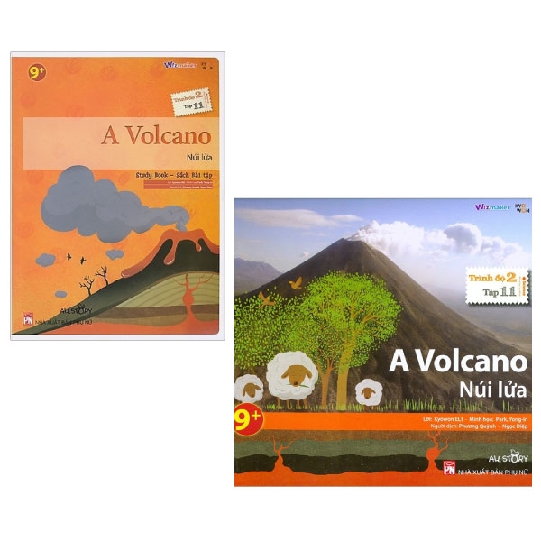 Fahasa - combo sách hay all story - a volcano - núi lửa
