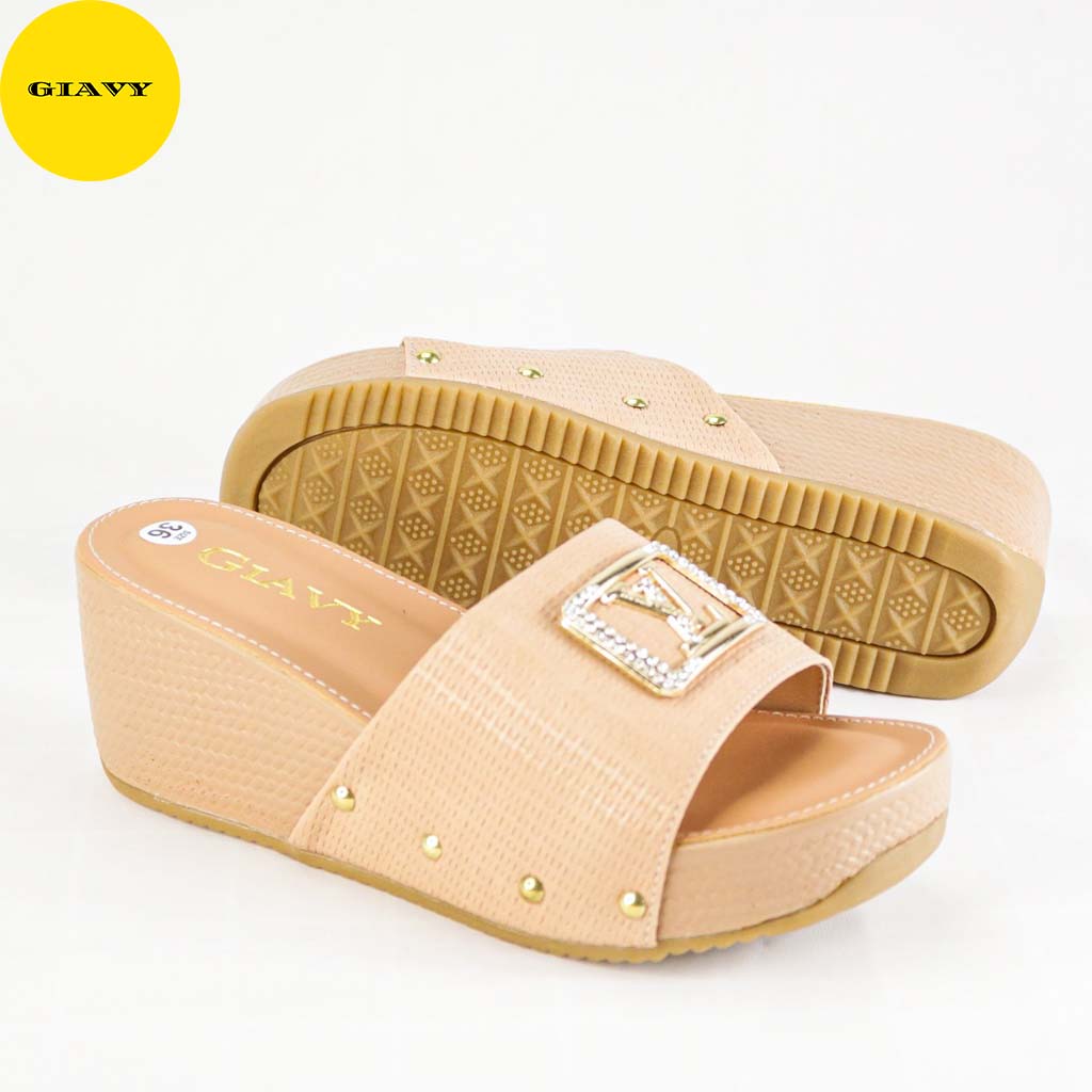 Dép nữ đế xuồng thời trang h303 - giavy