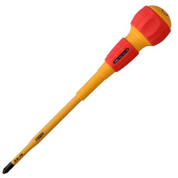 Tuốc nơ vít cách điện 1000v loại 4 cạnh hãng anex nhật bản no.7900ph1x100 - no.7900+1x100