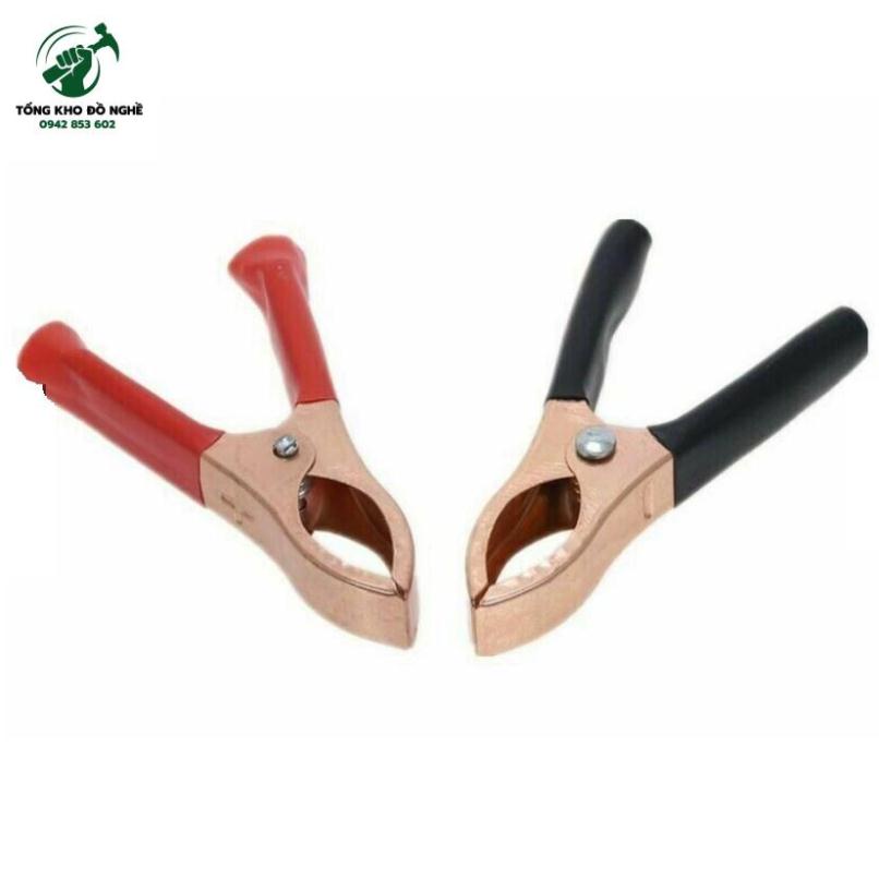 Đầu kẹp cá sấu 30a / cặp đầu kẹp ác quy 30a mạ đồng _tkdn