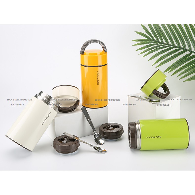 Hộp ủ cháo column food jar lock&lock 750ml và 1l lhc8022 lhc8023