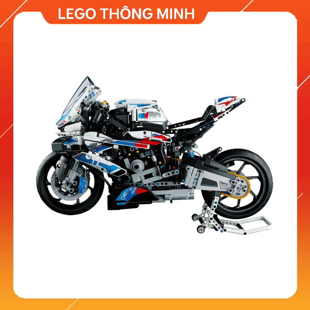 Đồ chơi lắp ráp xe Moto BMW M1000RR Technic mô hình A2118 với 1920