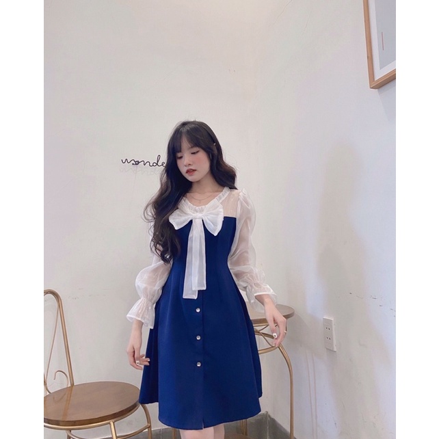 Đầm nơ xinh xắn