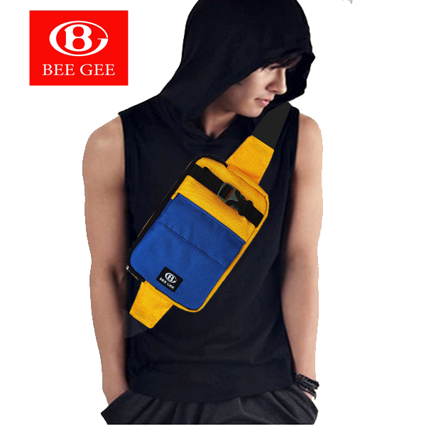 ( QUÀ TĂNG + MMG + FREESHIP ) Túi xách đeo chéo nam nữ đựng ipad chống thấm nước thời trang Hàn quốc BEE GEE 079 - túi bao tử chéo nam BGS