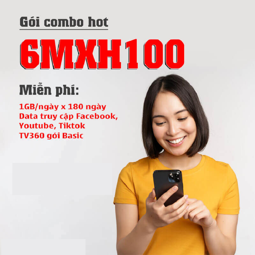 FREESHIP - CHƯA KÍCH HOẠT. Sim 4G Viettel trọn gói 6 tháng, sử dụng internet không giới hạn dung lượng: YOUTUBE, TIKTOK, FACEBOOK, MESSENGER.