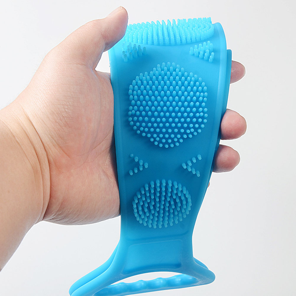 Cọ lưng silicon - Chà Lưng Silicon - Đai tắm cọ lưng silicon - Dây cọ lưng silicon - Dây Chà Lưng 2 mặt Bằng Silicone mẫu mới