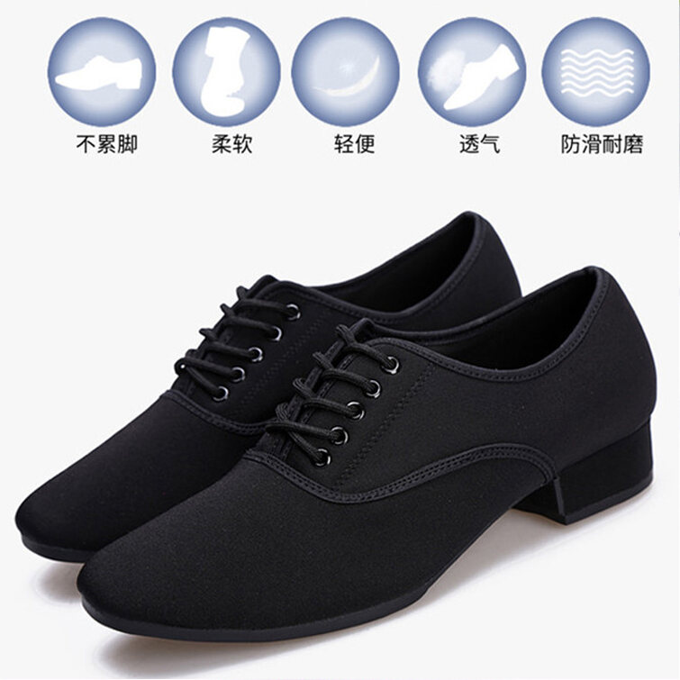 RTg♢Giày Nhảy Hiện Đại Oxford Cho Nam Người Lớn, Giày Nhảy Latinh, Giày Nhảy Quảng Trường Tiêu Chuẩn Quốc Gia, Giày Khiêu Vũ Hiện Đại Giao Hữu Đế Mềm3/29