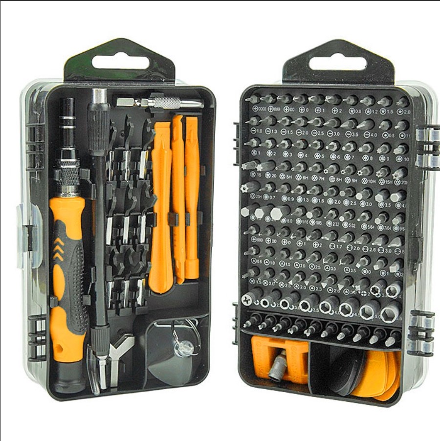 Bộ Tua Vít Đa Năng 115 Chi Tiết GK Chính Hãng, Chính Xác,Chuyên Nghiệp, Được Sử Dụng Rộng Rãi Phù Hợp Sửa Chữa Hầu Hết Các Thiết Bị Gia Dụng,Đồ Điện Tử Điện Thoại, Máy Tính