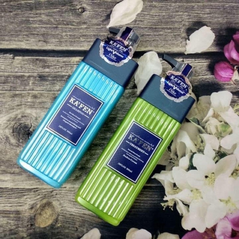 Gội Xả Kafen Vuông Phục Hồi Tóc Hư Tổn 800mlx2 Shampoo And Conditioner