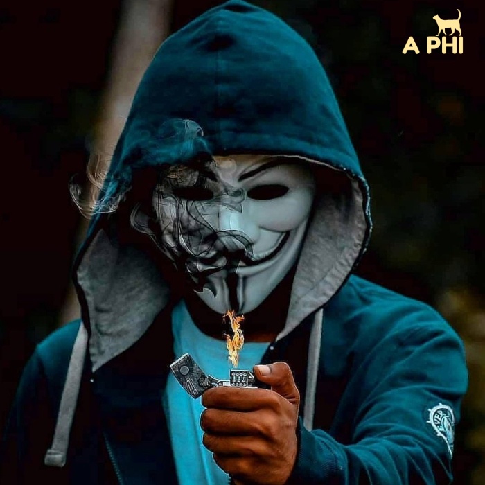 Mặt nạ hacker Anonymous bí hiểm hoá trang Halloween siêu đẹp