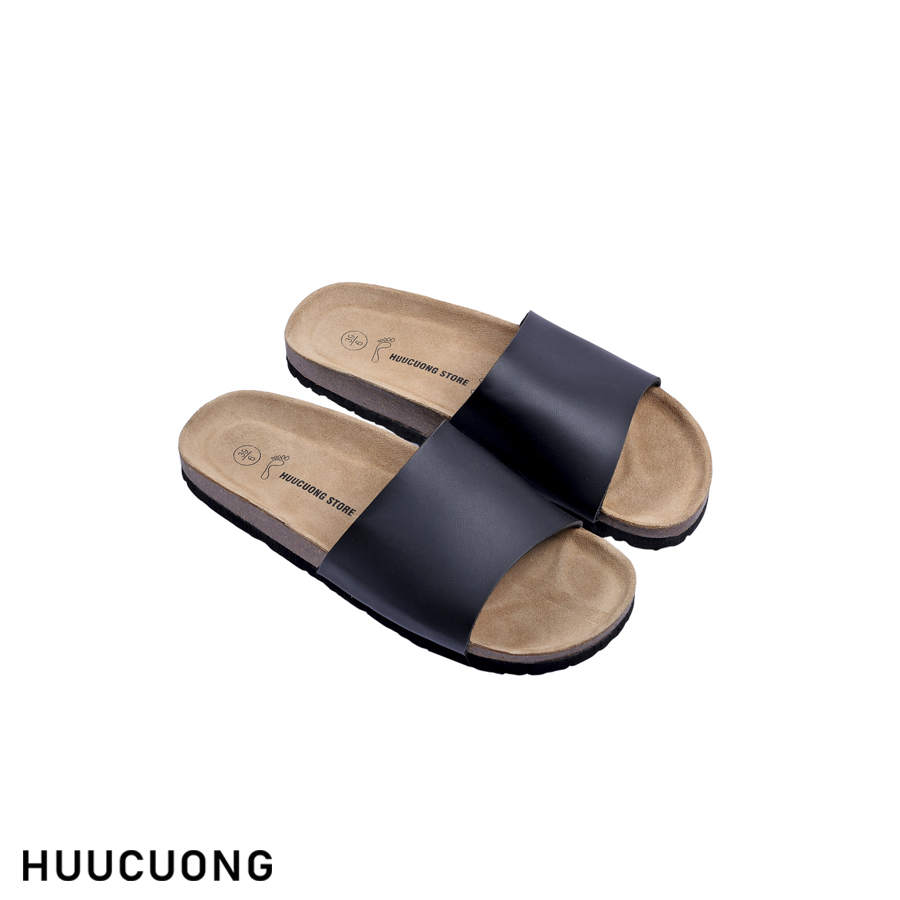 Dép sandal nam nữ 1 quai đế trấu