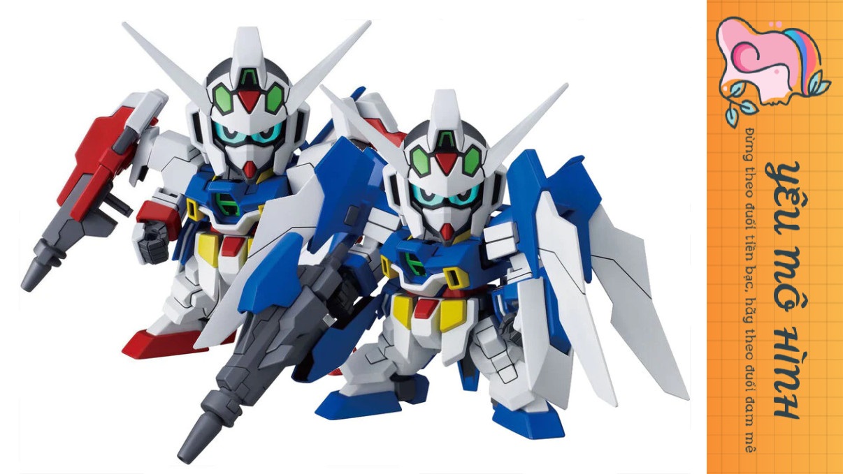 Mô hình gundam sd age-2 tặng kèm base trưng bày